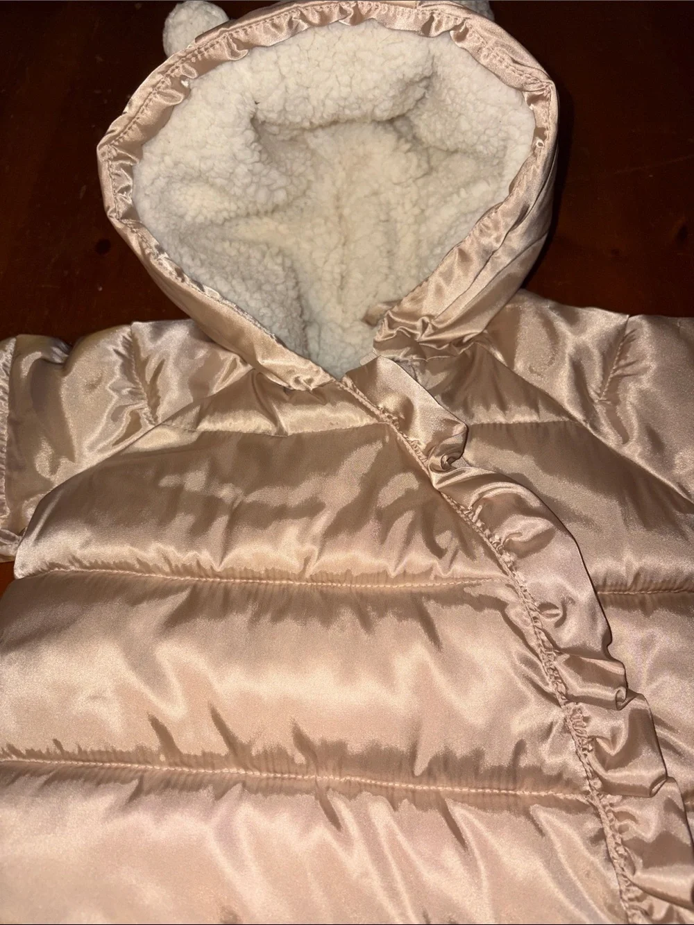 GAP Baby Shimmery Puffer Coat with Hood